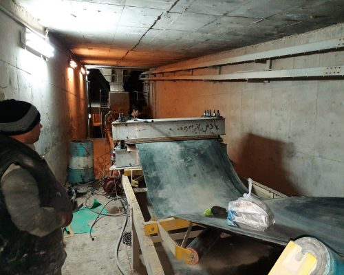 اپارات گرم نوار نقاله شرکت پیشتاز صنعت وزین